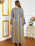 Multi Colored Maxi Dress For Women